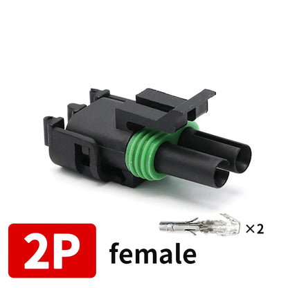 2.5 Series Waterproof Connector 1/2/3/4/6 Pin Male Female for Haltech MAP TPS GM