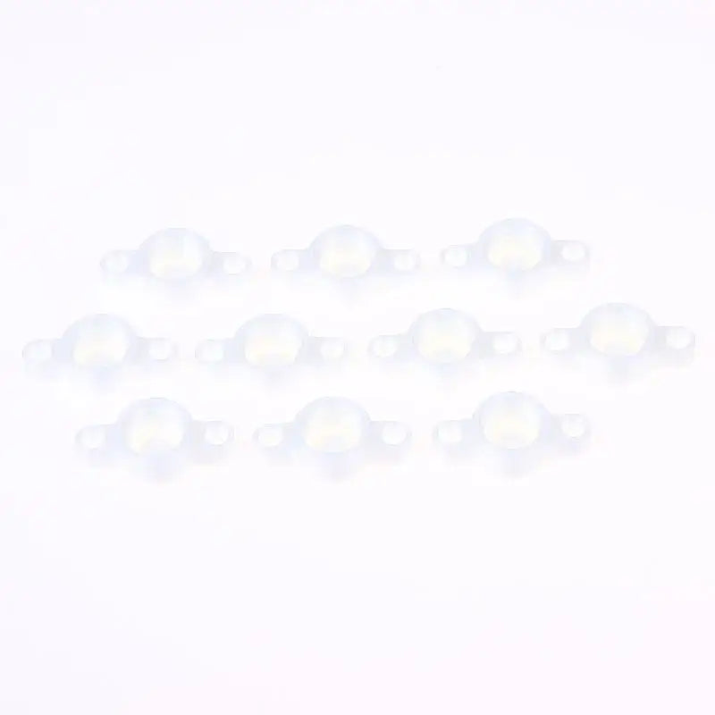 New 10PCS Orange Glass Glue Caps - Durable Plastic Sealing Caps For Standard Glue Bottles, Portable Decoration Tools