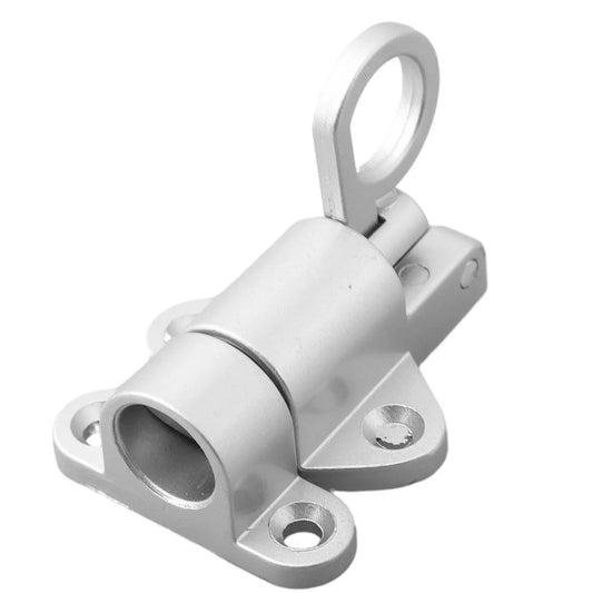 New Latch Bolt Garden Home Pull ring Bounce Gate Door Pull Ring Bounce Hardware Tool Useful Aluminum Alloy Screws