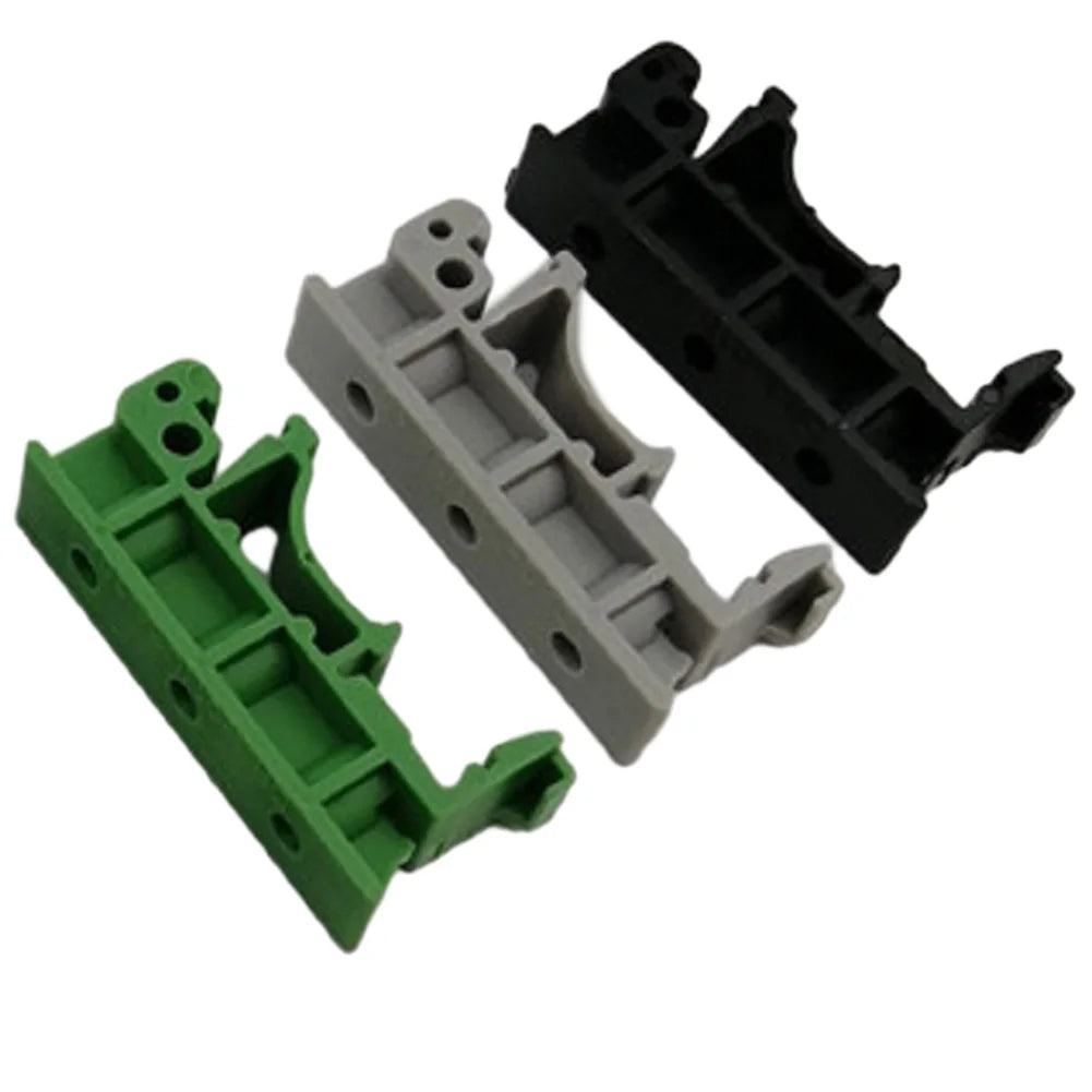 PCB DIN C45 Rail Mount Adapter for DIN 35 Mounting Rails, Plastic PCB Bracket Clips, 35mm Electrical Part