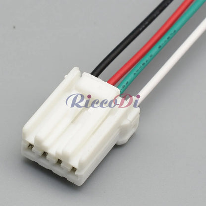 4 Pin Waterproof Connector 174929-1 174922-1 DJ7044Y-1.8 PA66 Black White Male Female