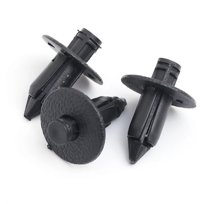8mm Plastic Rivet Fasteners Push Pin Clips for Car Fender &amp; Bumper — Universal Automotive Body Trim Clips
