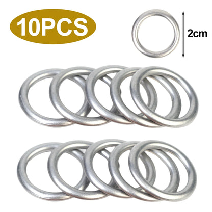 Car Oil Pan Drain Gasket – Aluminum/Copper Oil Drain Plug Gasket Replacement Accessories for Volkswagen & Audi