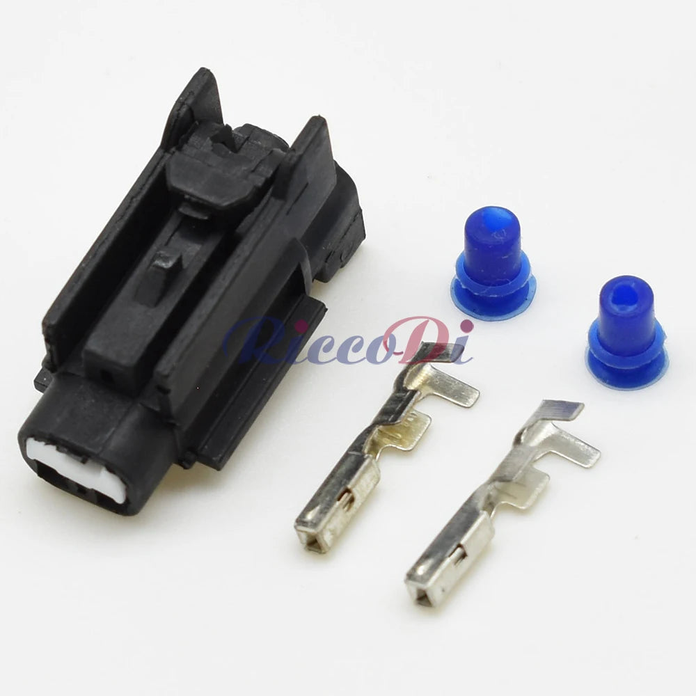 2 Pin 1mm Waterproof Connector 7282-7398-30 DJ7029B-1 PA66 Automotive Appliance Female Male