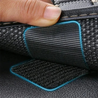 100/2pcs Carpet Fixing Stickers Double Faced High Adhesive Car Carpet Fixed Patches Home Floor Foot Mats Anti Skid Grip Tapes