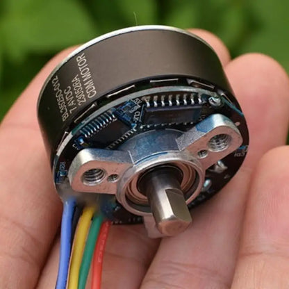35mm BLDC Brushless Motor DC 7.4V 3200RPM | High Torque | 5–12V | PWM Driver Included | CW Rotation