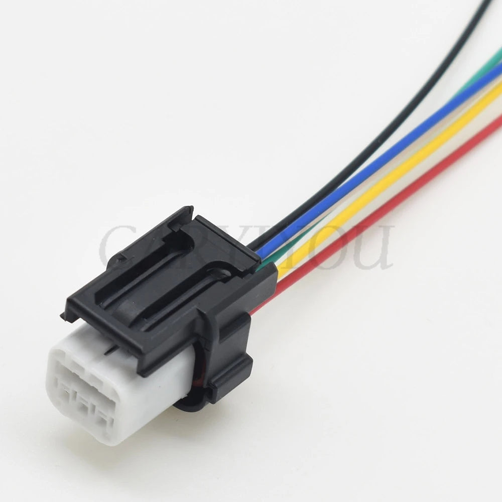 7289-9553-30 Automotive 6-Pin AC Assembly OBD Connector — Small Current Wire Harness Socket Plug