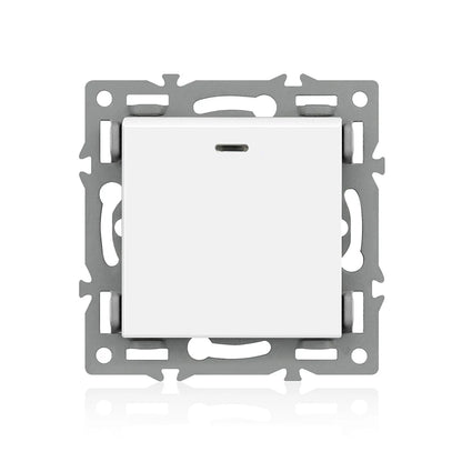 For 82mm Panels Single-gang Module 82 Push Switch Staircase Lighting Single Gang Switch Module Single-pole Single-throw