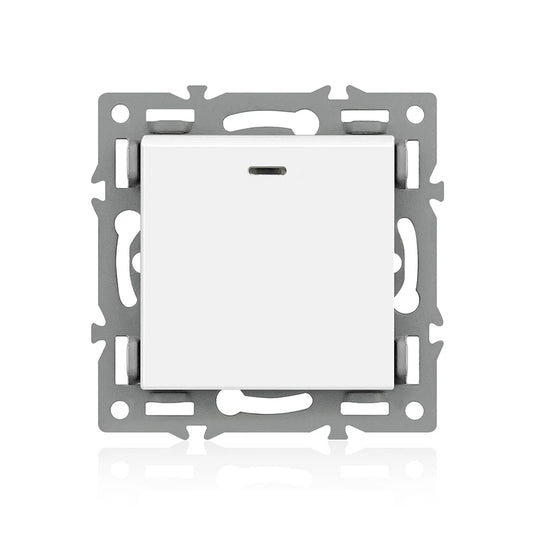 For 82mm Panels Single-gang Module 82 Push Switch Staircase Lighting Single Gang Switch Module Single-pole Single-throw