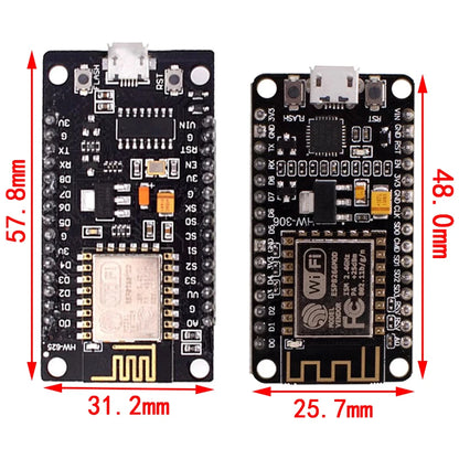 NodeMCU V2/V3 ESP8266 ESP-12E WiFi Development Board with CH340/CP2102/CH9102X