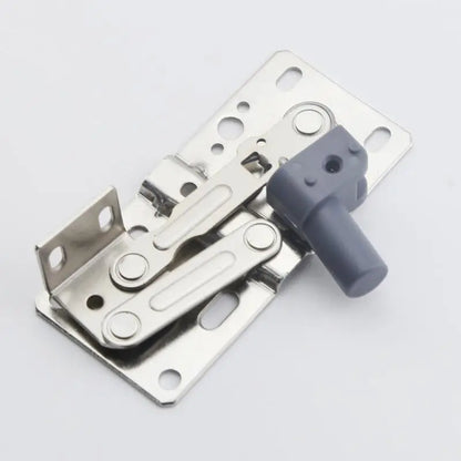 2pcs Self-Closing 45 Degree Pivot Hinge Kitchen Cabinet Tip-Out Trays Hinges For Sink Drawer Bathroom Organizers Shoe Cabinets