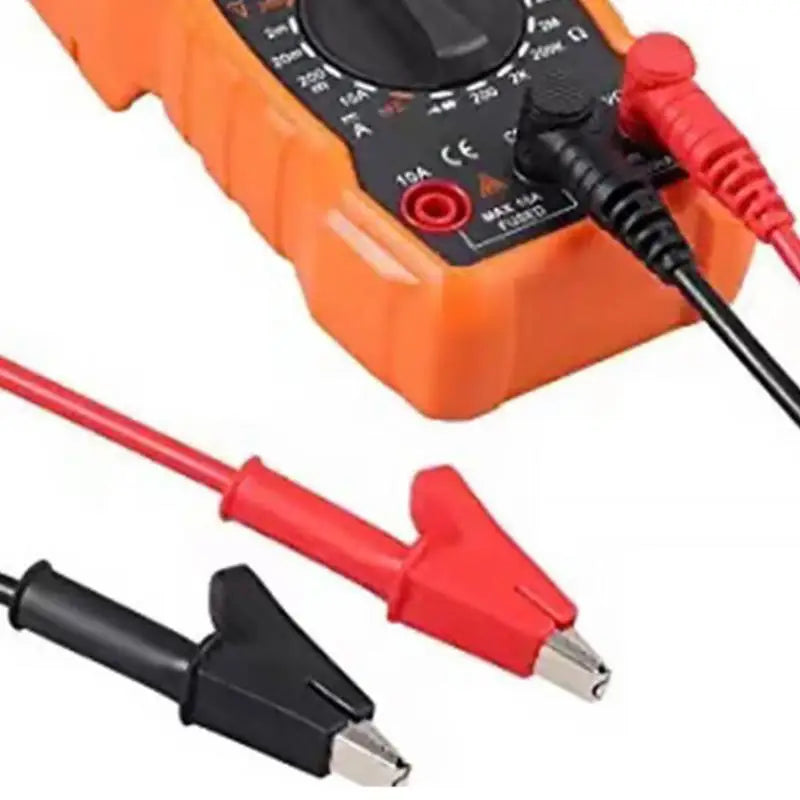 New 1Pcs To Banana Plug Test Cable Lead Connector 10A Crocodile Clip Electrical Test Lead For Multimeter Testing Alligator Clips