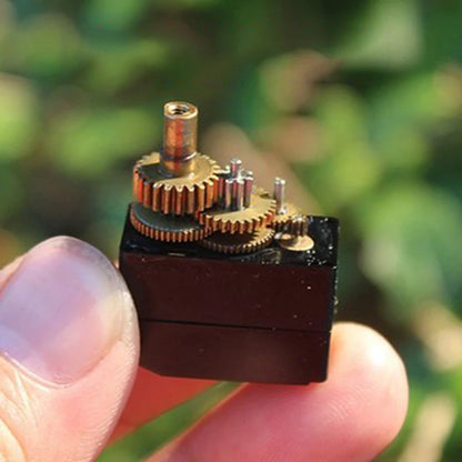 Metal Steering Gear 360 Degree for Climbing Car Servo Five-wire Without Drive Plate DC 3V-6V Micro Mini M10 Motor Gearbox 12g