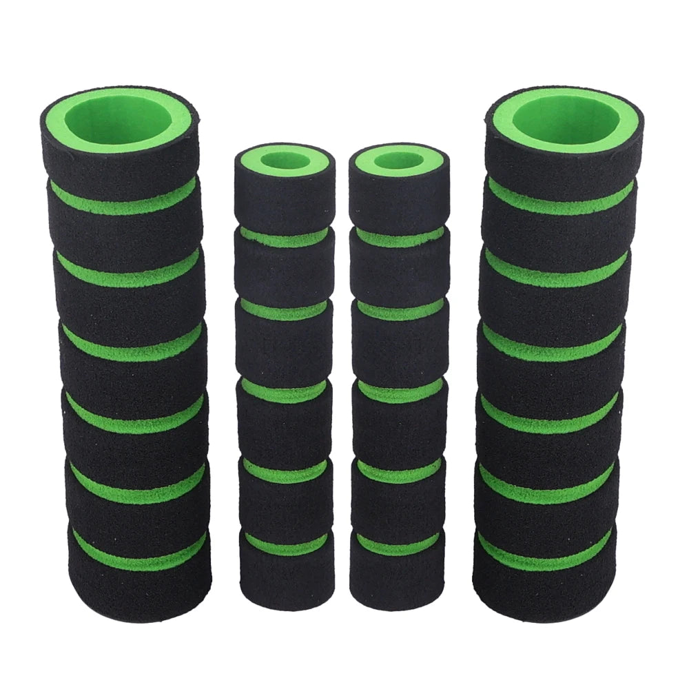 4pcs Universal Grip Comfort Sponge Foam Handlebar Cover – Non-Slip Soft Handlebar Grip for Motorcycle, Dirt Bike & E-Bike