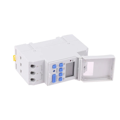 1pc Electronic Weekly 7 Days Programmable Digital Timer Switch Relay Control 220V 230V 10A 16A Din Rail THC15A Timer