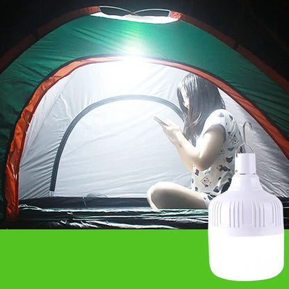 160W LED Camping Light Multifunctional USB Rechargeable Lamp Portable Tactical Flashlight for Outdoor Fishing Emergency Lanterns