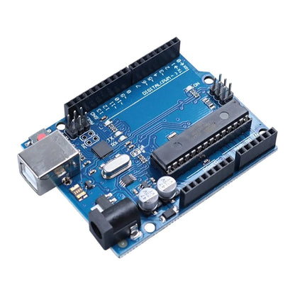 UNO R3 ATMEGA16U2+MEGA328P Development Board Kit with USB Cable for Arduino Projects