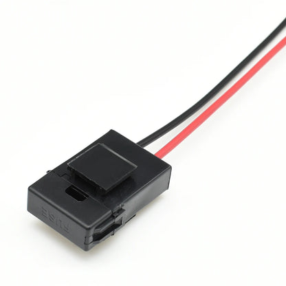 Medium Car Fuse Holder with Terminal Black Lighter Socket Automotive Electrical Frontal BX2017