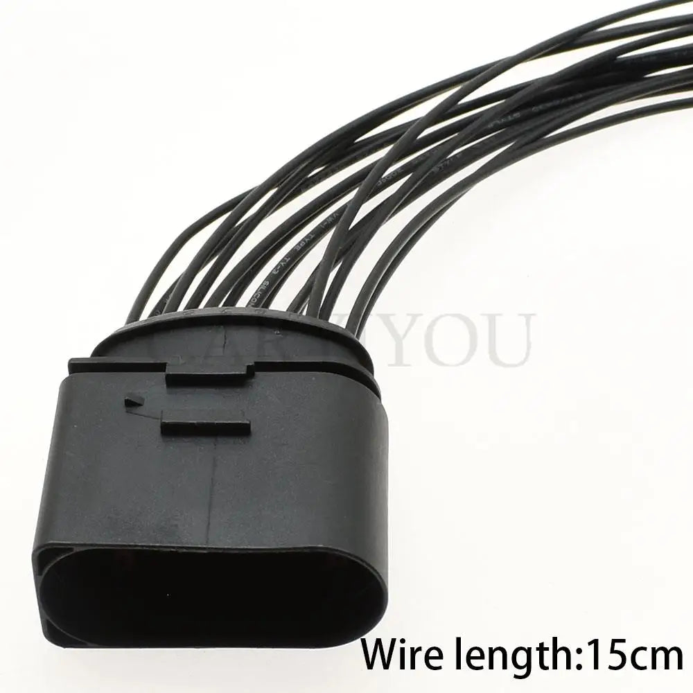 1J0973737 / 1J0973837 Automotive 14-Pin Waterproof Connector — VW Xenon Headlight Lamp Socket