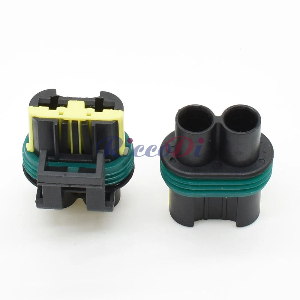 2 Pin 6.3mm Waterproof Female Connector 444230-1 DJ7026D-6.3-21 Automotive Wiring Harness