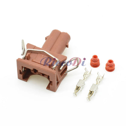 2-Pin EV1 Fuel Injector Connector — Female Waterproof Socket 829441-1 / 037 906 240
