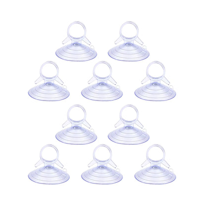 30/10Pcs Car Sun Visor Suction Cups Dovetail Front Gear Sun Visor Suction Cups Transparent PVC Suction Cups Car Decoration