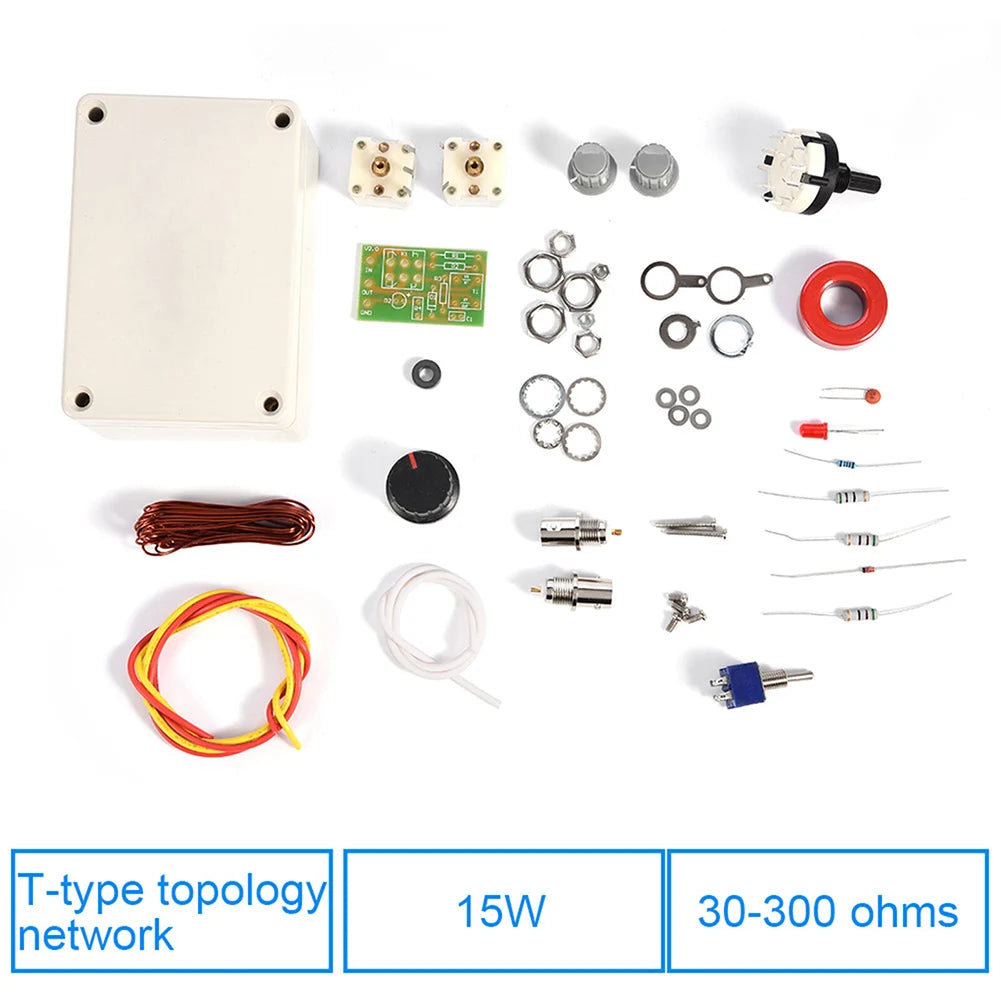 DIY Antenna Tuner Antenna Tuner Kit Approximately 10cm*6.8cm*5.0cm 1-30MHz Antenna Tuner Antenna Tuner Q9 Interface