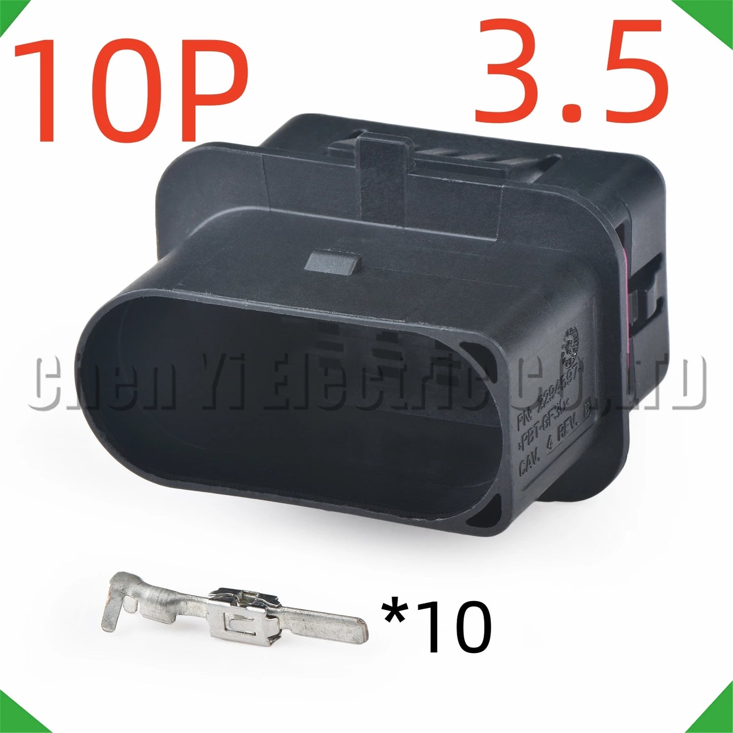 10 Pin Headlight Connector 1J0973835 1J0973735 For VW Audi