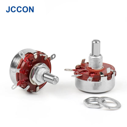 WTH118-1A 2W Single-Turn Carbon Film Potentiometer Rotary Switch 1K–1M