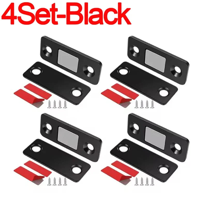 Wholesale Magnetic Door Catch Ultra-Thin Cabinet Catches Door Closed Magnets Sheet Adhesive Closet Drawer Window Magnet Latches