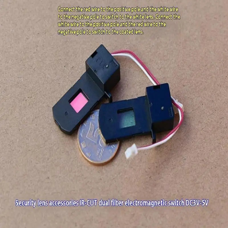 1pc R-CUT Double Filter DC 3V-5V Electromagnetic Switch Drawer Security Lens DIY Accessories
