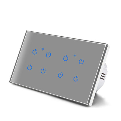 Home Automation Smart Home Experience WiFi Touch Switch Voice Control Switch Smart Home 100-240Vac 50 60Hz Sleek Modern Design