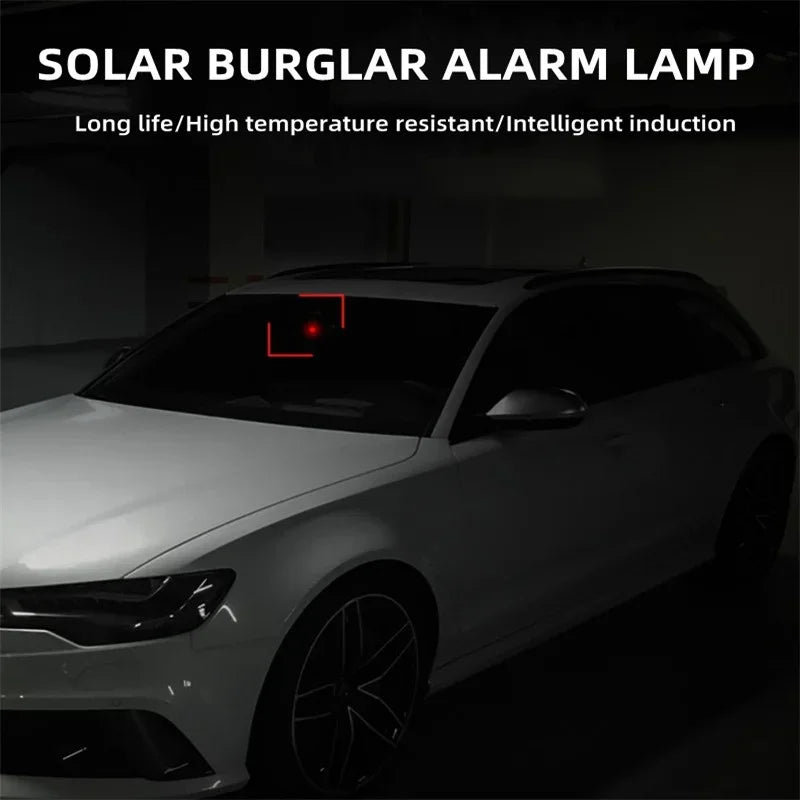 Solar Powered Fake Security Alarm LED Flashing Anti-Theft Light 2/1PCS