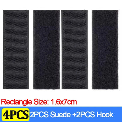 100/2pcs Carpet Fixing Stickers Double Faced High Adhesive Car Carpet Fixed Patches Home Floor Foot Mats Anti Skid Grip Tapes