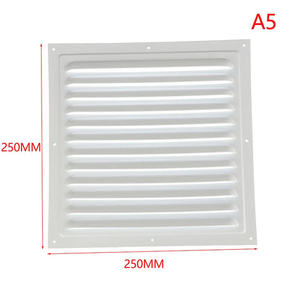 100-250mm Aluminum Alloy Air Vent Grille Square Vent Cover Exhaust Net