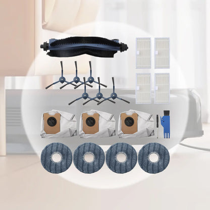 Home Maintenance As Shown Robot Vacuum Components Large Capacity Dust Bags For Disposal Replacement Brush Kit Sturdy Dust Bags
