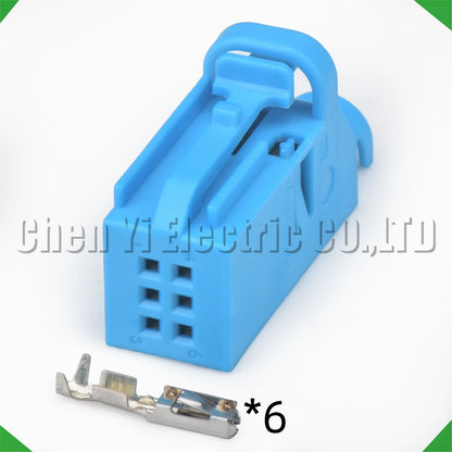 6 Pin Automotive Connector 1534121-1 1534121-2 4D0971636 Wire Harness Plug for VW Audi