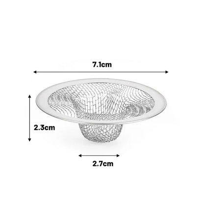 20x Stainless Steel Sink Filter Kitchen Bathroom Floor Drain Mesh Filters Drain Basket Waste Screen Hole Trap Strainer Stopper