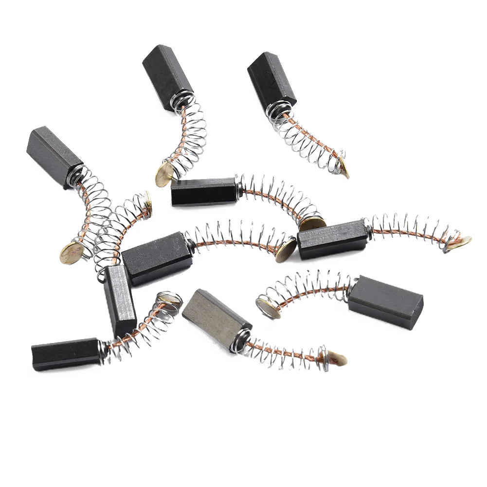 Carbon Brushes Kit 13×6×4mm for Electric Motors, High-Quality Replacement for Power Tool Accessories