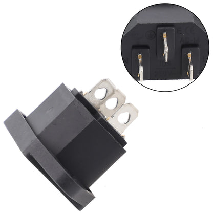 Power Connector 3 Pin Charging Socket AC-04 Built-in Male Female Rated 250V 10A for Battery and Electrical Use