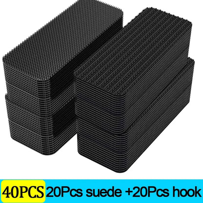 Self Adhesive Hook and Loop Tape Extra Strong Double Sided Fastener for Carpet