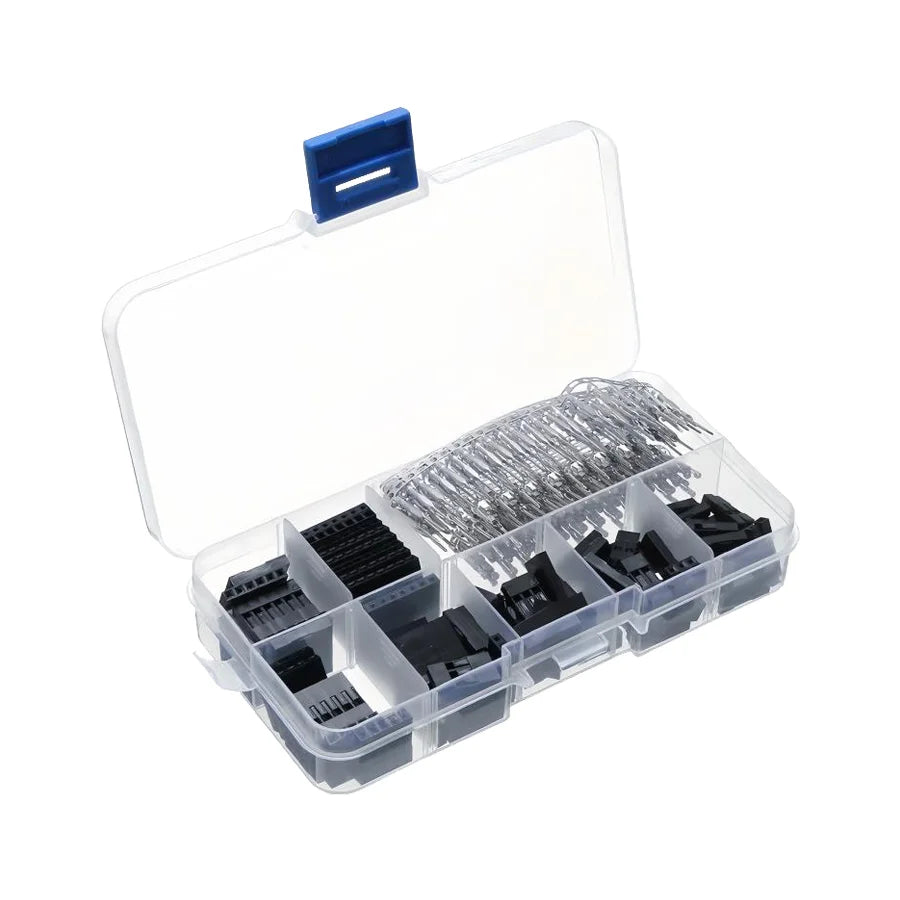 2.54mm Dupont Connector Jumper Wire Kit with Male/Female Crimp Pins and Header Terminal Connectors