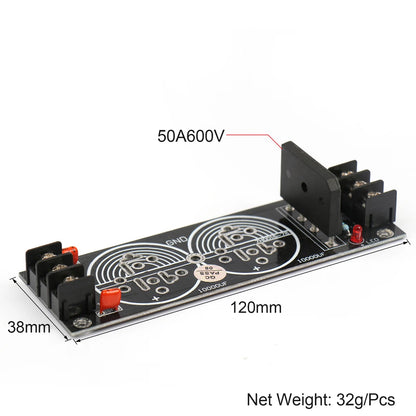 Schottky Rectifier Power Supply Board Single Bridge 120A 10000uF for DIY Speaker Amplifier