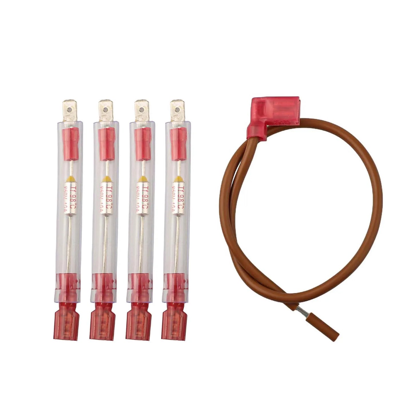 For Mobile Home As Shown RV Water Heater Fuse Thermal Fuse Replacement Manual Measurement Metal Thermal Fuse Reliable Fuse