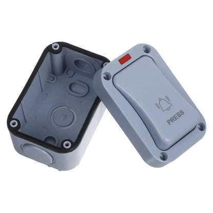 1pcs Outdoor Waterproof Doorbell Control Button Courtyard Mounted Switch (MPM14) 9.00×6.00×5.50 Cm -10~60℃