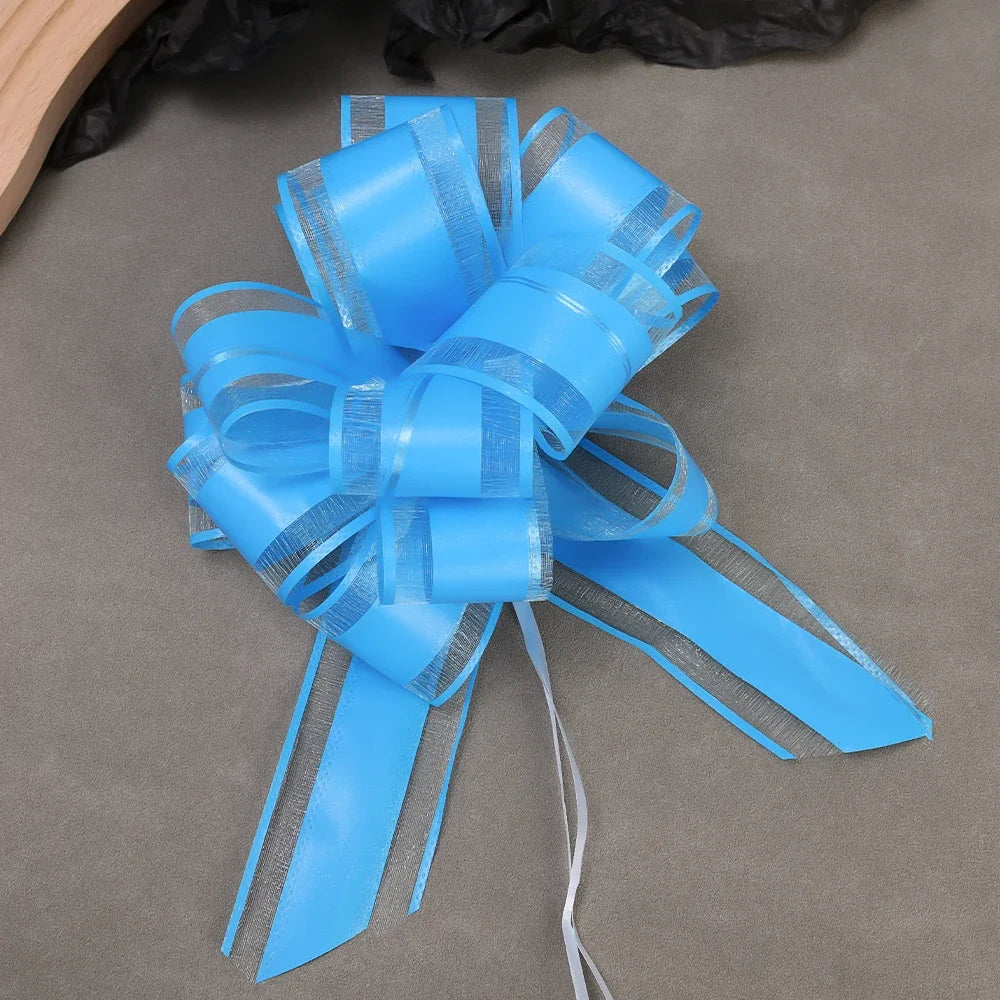 10/1PCS Pull Bows Gift Knot Ribbon Christmas Ornament Gift Box Wrapping Bows Ribbon Pull Bows Birthday Party Wedding Decoration