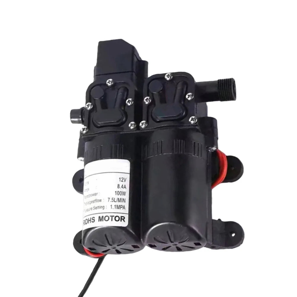 12V Electric Booster Pump — Self-Priming Water Pump for Garden Watering, Car Washer, Boat, Caravan &amp; Shower