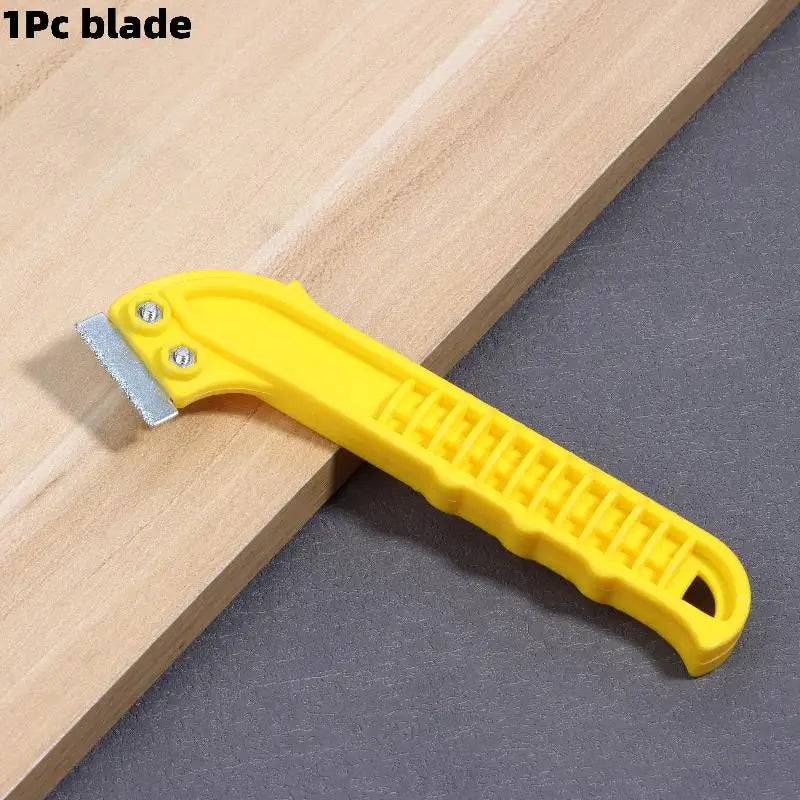 1pc Wall Floor Tiles Seam Caulk Grout Remover Paint Scraper Tile Joint Cleaner Knife Blade Construction Drywall Taping Tool