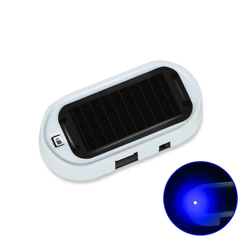 Solar Powered Fake Security Alarm LED Flashing Anti-Theft Light 2/1PCS