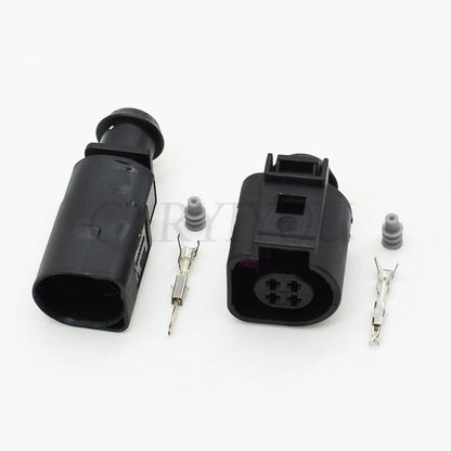 4 Hole 4B0 973 812 4B0973812 4B0 973 712 Male Female 1.5mm Water Temperature Sensor Plug Connector for VW